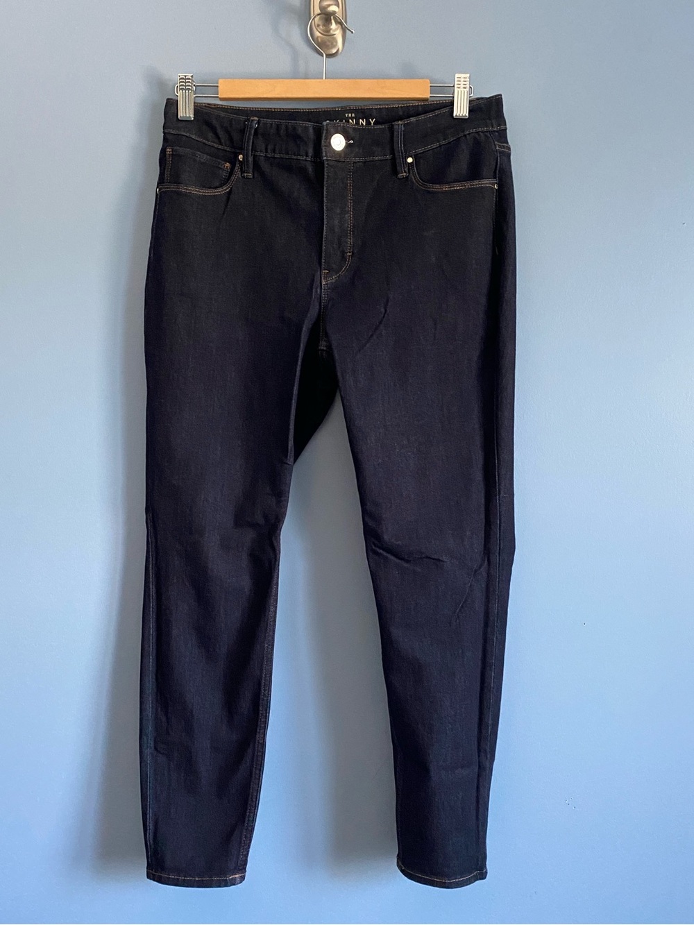 White House Black Market Dark The Skinny Ankle Denim Jeans